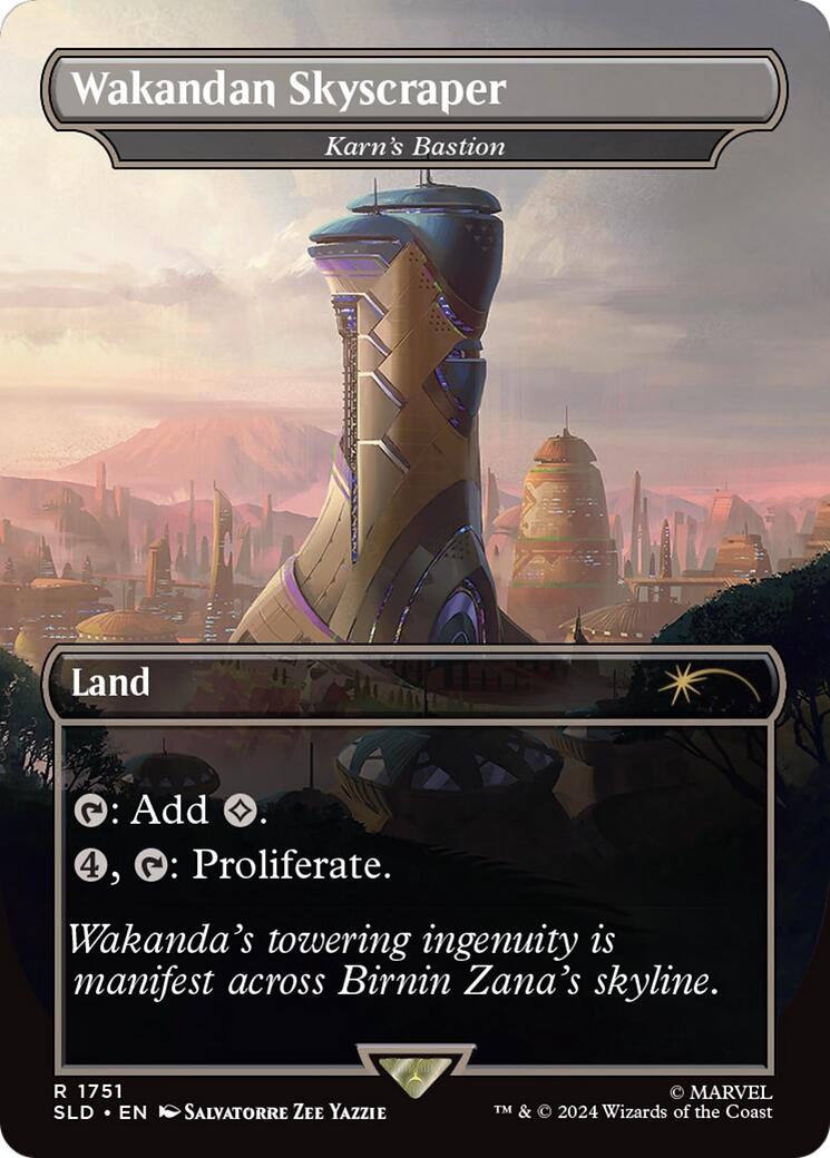 Wakandan Skyscraper - Karn's Bastion [Secret Lair Drop Series] | Card Merchant Takapuna