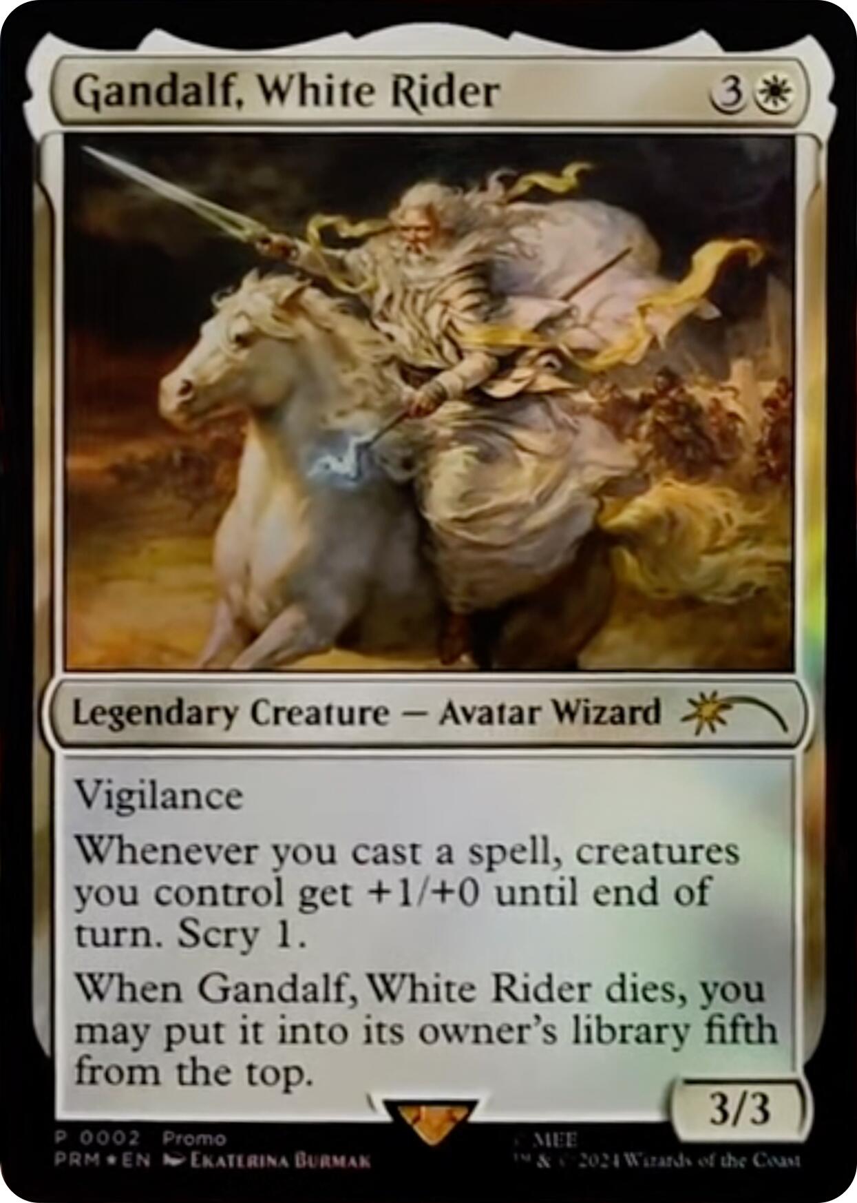 Gandalf, White Rider [Resale Promos] | Card Merchant Takapuna