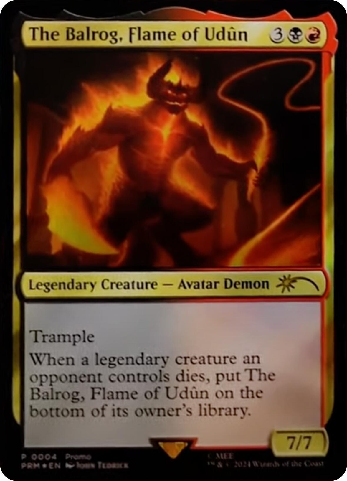 The Balrog, Flame of Udun [Resale Promos] | Card Merchant Takapuna