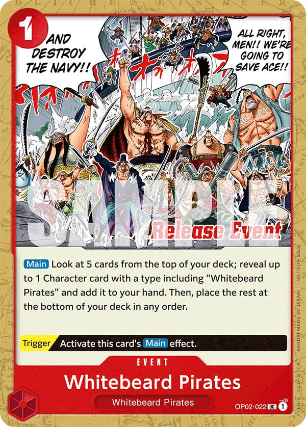 Whitebeard Pirates (ST15 - ST20 Release Event Pack) [One Piece Promotion Cards] | Card Merchant Takapuna