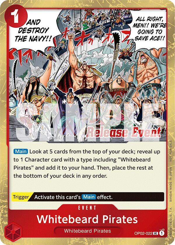 Whitebeard Pirates (ST15 - ST20 Release Event Winner Pack) [One Piece Promotion Cards] | Card Merchant Takapuna