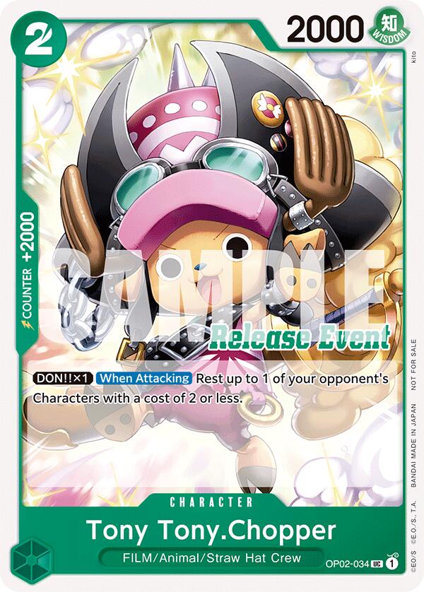 Tony Tony.Chopper (ST15 - ST20 Release Event Pack) [One Piece Promotion Cards] | Card Merchant Takapuna