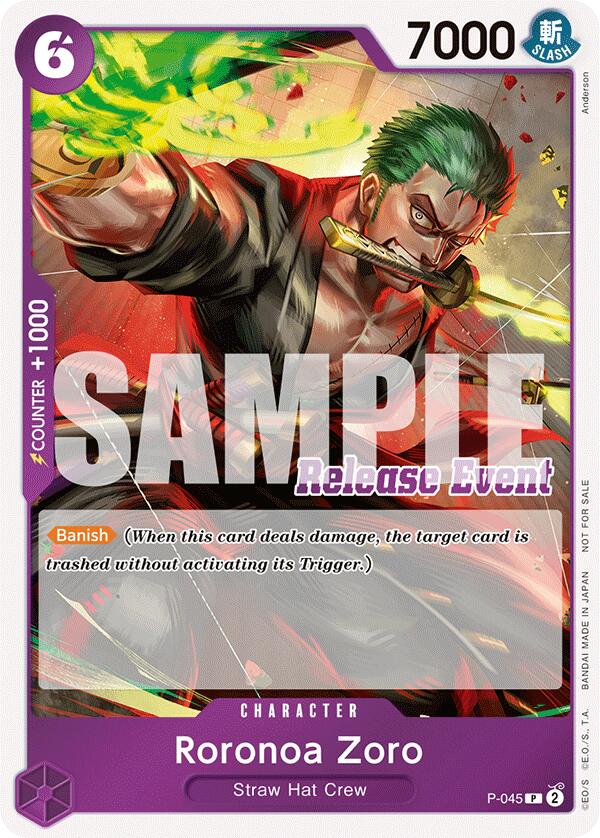 Roronoa Zoro (ST15 - ST20 Release Event Winner Pack) [One Piece Promotion Cards] | Card Merchant Takapuna