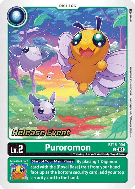 Puroromon [BT18-004] [Release Special Booster Ver.2.0 Pre-Release Cards] | Card Merchant Takapuna