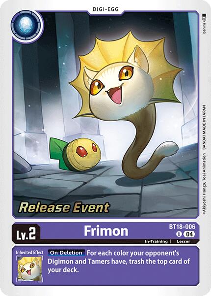 Frimon [BT18-006] [Release Special Booster Ver.2.0 Pre-Release Cards] | Card Merchant Takapuna