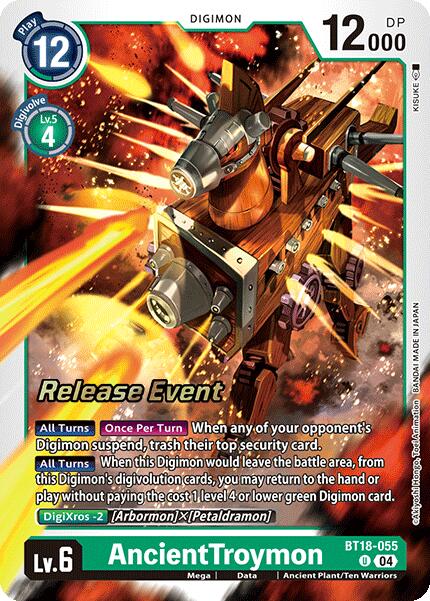 AncientTroymon [BT18-055] [Release Special Booster Ver.2.0 Pre-Release Cards] | Card Merchant Takapuna