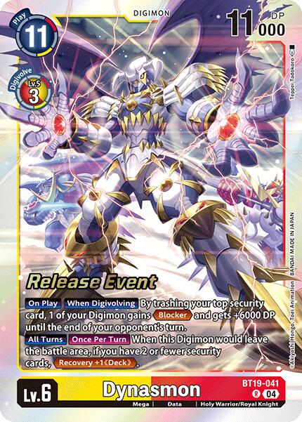 Dynasmon [BT19-041] [Release Special Booster Ver.2.0 Pre-Release Cards] | Card Merchant Takapuna