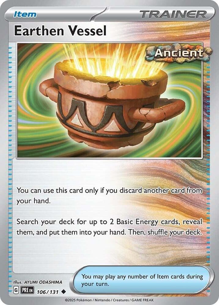 Earthen Vessel (106/131) [Scarlet & Violet: Prismatic Evolutions] | Card Merchant Takapuna