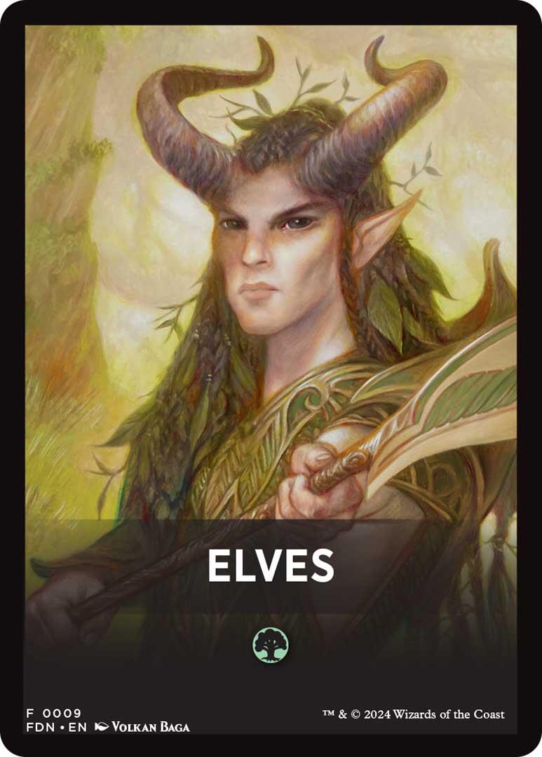 Elves Theme Card [Foundations Tokens] | Card Merchant Takapuna