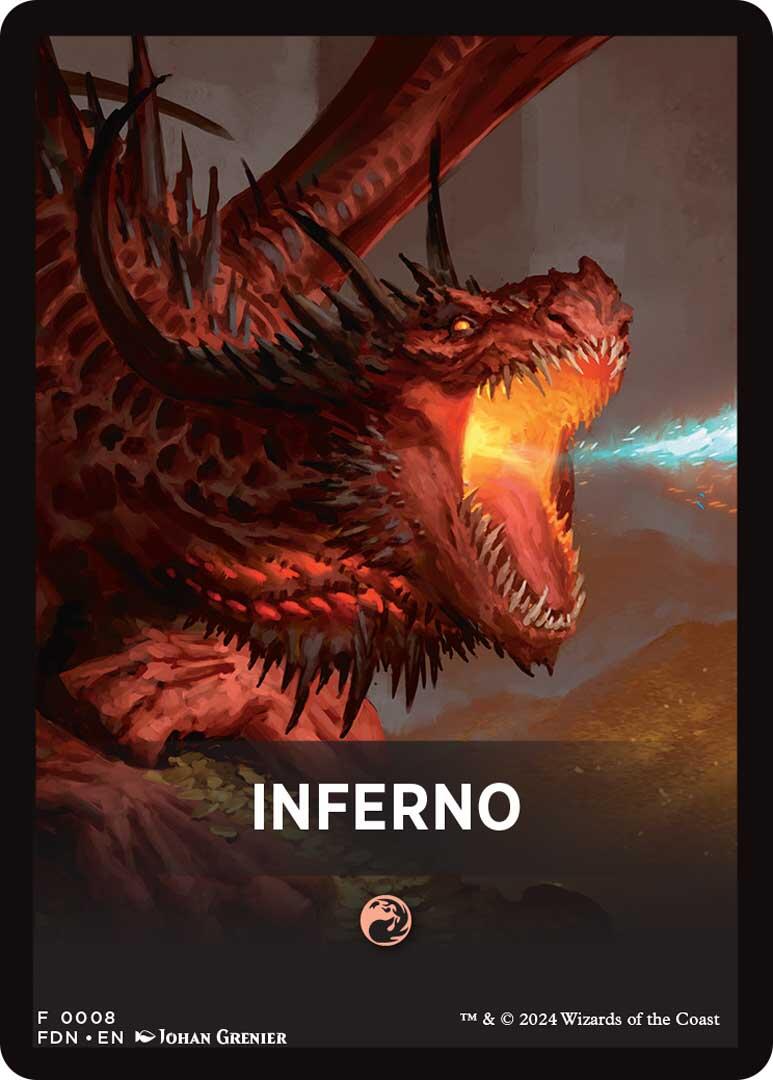 Inferno Theme Card [Foundations Tokens] | Card Merchant Takapuna