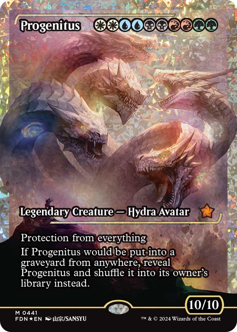 Progenitus (Showcase) (Fracture Foil) [Foundations] | Card Merchant Takapuna