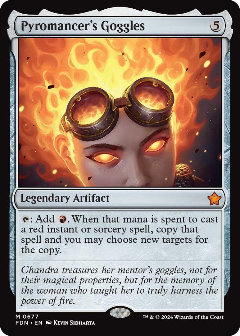 Pyromancer's Goggles [Foundations] | Card Merchant Takapuna