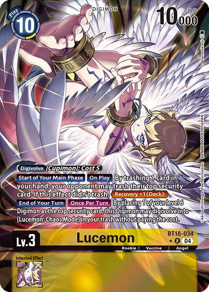 Lucemon [BT18-034] (Alternate Art) [Release Special Booster 2.0] | Card Merchant Takapuna