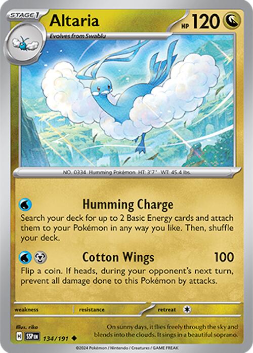 Altaria (134/191) [Scarlet & Violet: Surging Sparks] | Card Merchant Takapuna