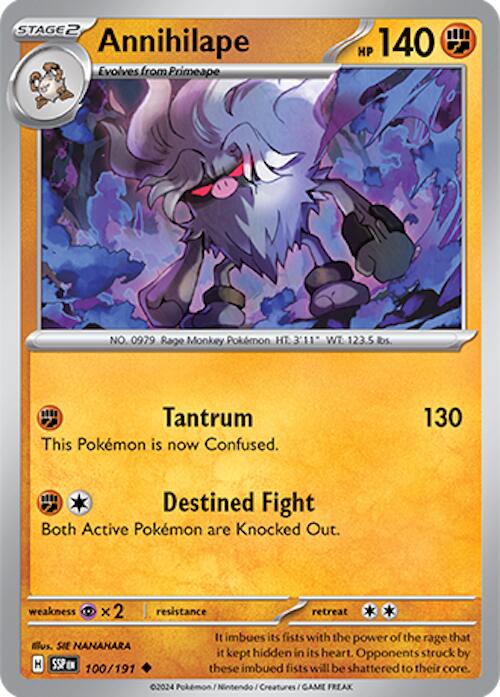 Annihilape (100/191) [Scarlet & Violet: Surging Sparks] | Card Merchant Takapuna