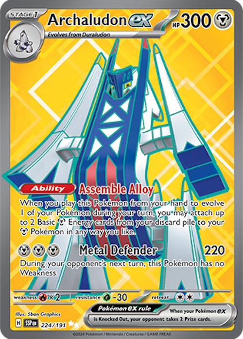 Archaludon ex (224/191) [Scarlet & Violet: Surging Sparks] | Card Merchant Takapuna