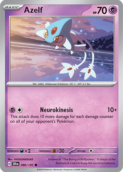 Azelf (080/191) [Scarlet & Violet: Surging Sparks] | Card Merchant Takapuna