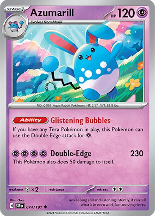 Azumarill (074/191) [Scarlet & Violet: Surging Sparks] | Card Merchant Takapuna