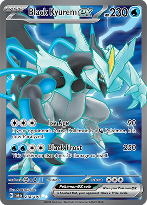 Black Kyurem ex (218/191) [Scarlet & Violet: Surging Sparks] | Card Merchant Takapuna