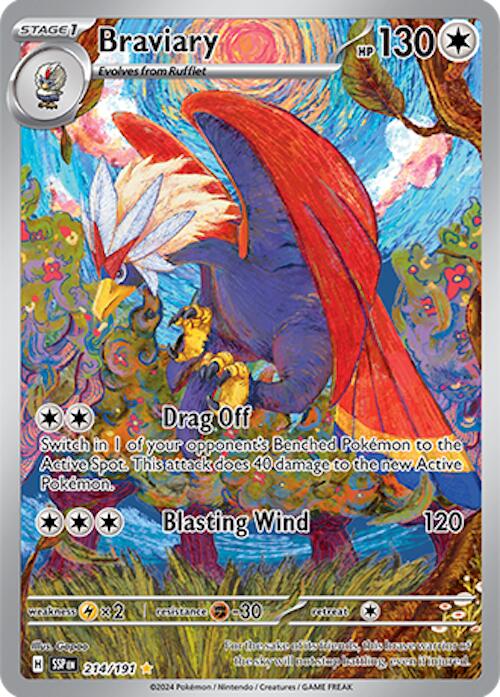 Braviary (214/191) [Scarlet & Violet: Surging Sparks] | Card Merchant Takapuna