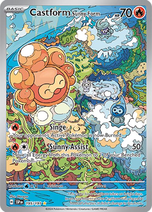 Castform Sunny Form (195/191) [Scarlet & Violet: Surging Sparks] | Card Merchant Takapuna