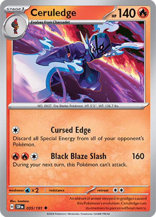 Ceruledge (035/191) [Scarlet & Violet: Surging Sparks] | Card Merchant Takapuna