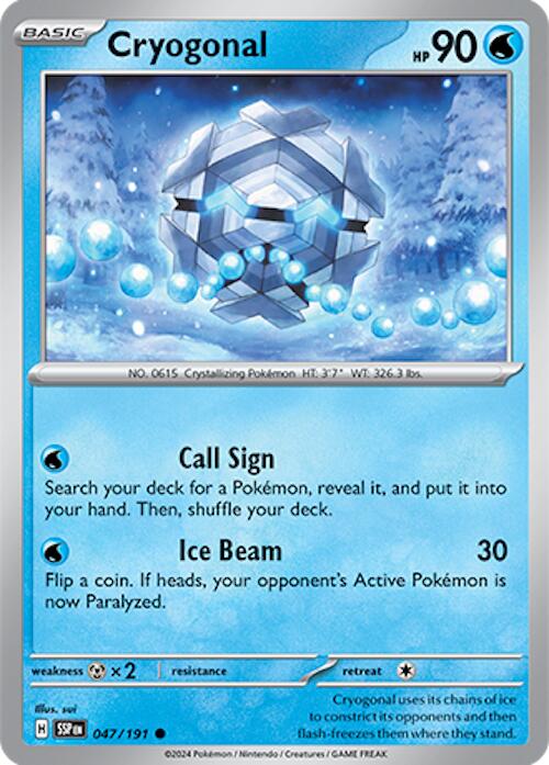 Cryogonal (047/191) [Scarlet & Violet: Surging Sparks] | Card Merchant Takapuna