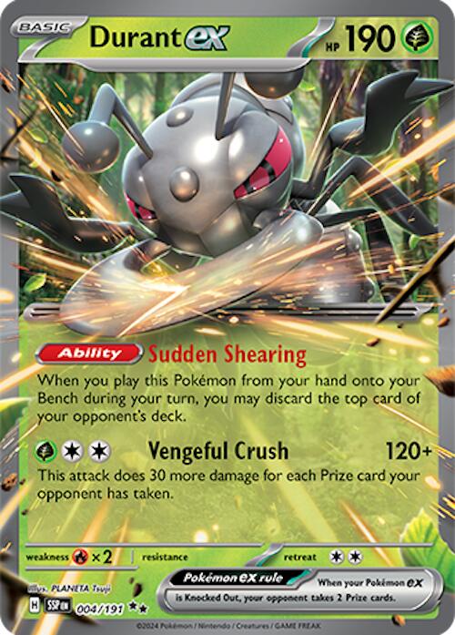 Durant ex (004/191) [Scarlet & Violet: Surging Sparks] | Card Merchant Takapuna