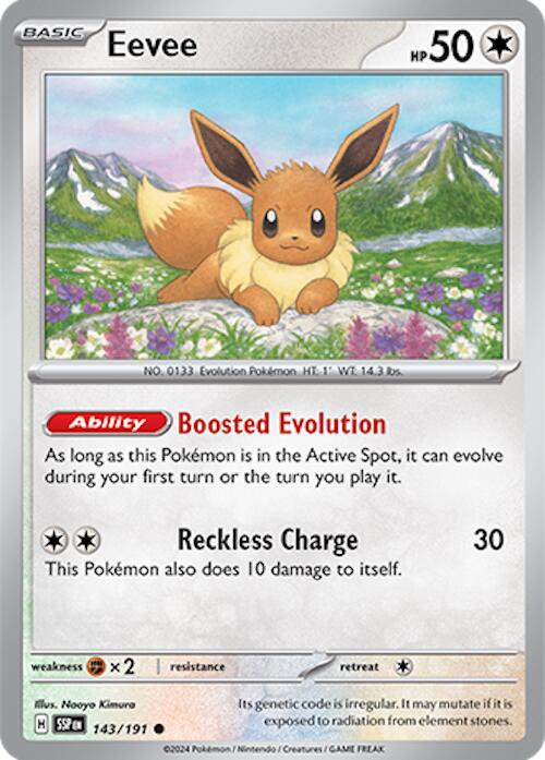 Eevee (143/191) [Scarlet & Violet: Surging Sparks] | Card Merchant Takapuna