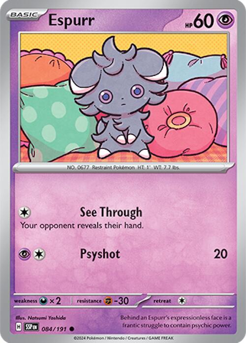 Espurr (084/191) [Scarlet & Violet: Surging Sparks] | Card Merchant Takapuna