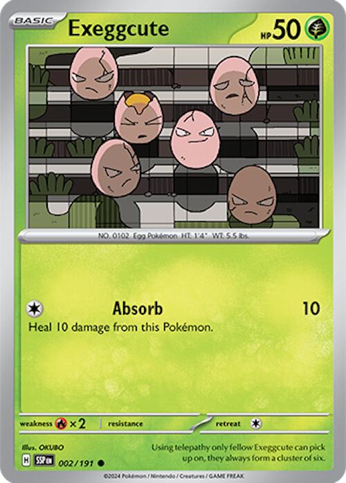 Exeggcute (002/191) [Scarlet & Violet: Surging Sparks] | Card Merchant Takapuna