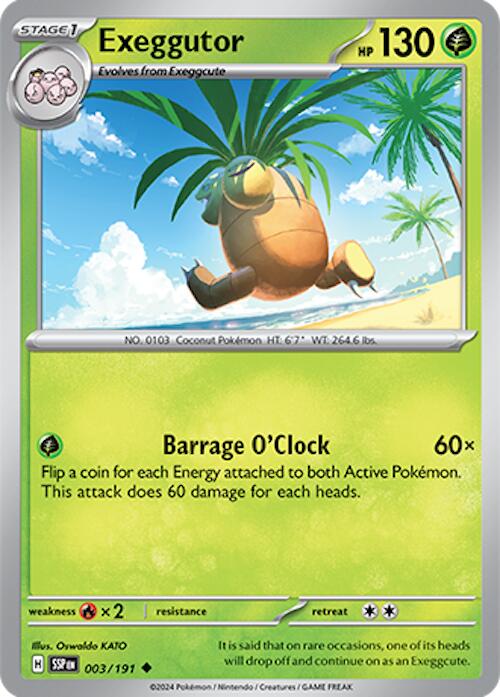 Exeggutor (003/191) [Scarlet & Violet: Surging Sparks] | Card Merchant Takapuna