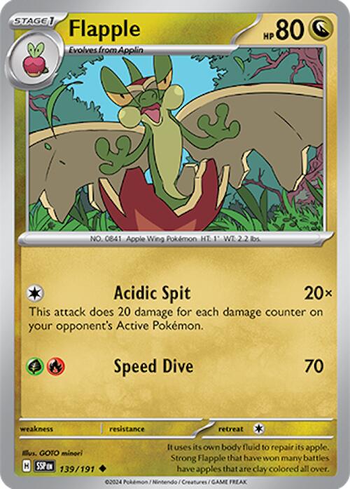 Flapple (139/191) [Scarlet & Violet: Surging Sparks] | Card Merchant Takapuna