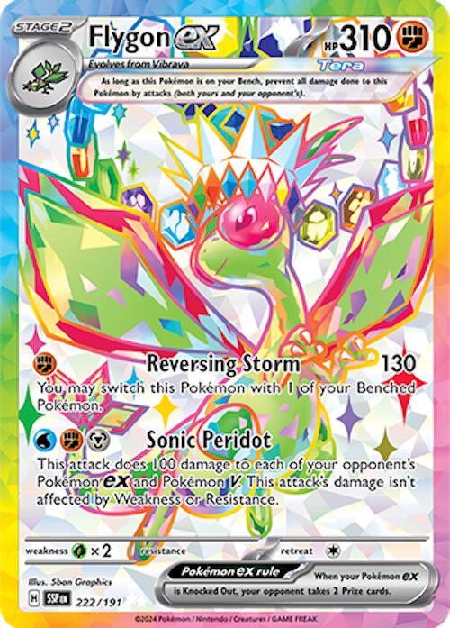 Flygon ex (222/191) [Scarlet & Violet: Surging Sparks] | Card Merchant Takapuna