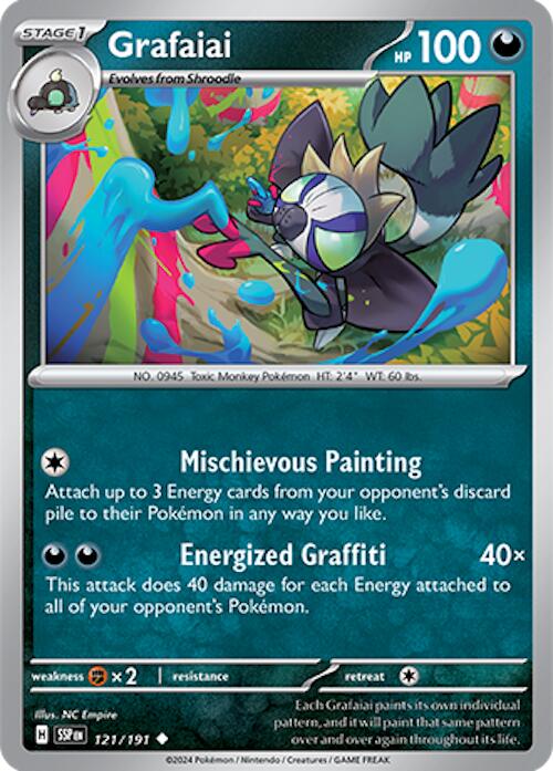 Grafaiai (121/191) [Scarlet & Violet: Surging Sparks] | Card Merchant Takapuna