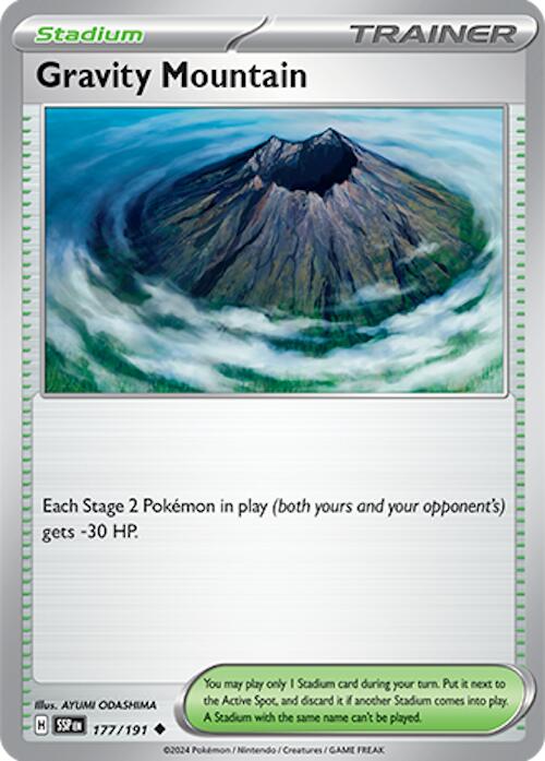 Gravity Mountain (177/191) [Scarlet & Violet: Surging Sparks] | Card Merchant Takapuna