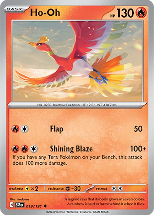 Ho-Oh (019/191) [Scarlet & Violet: Surging Sparks] | Card Merchant Takapuna