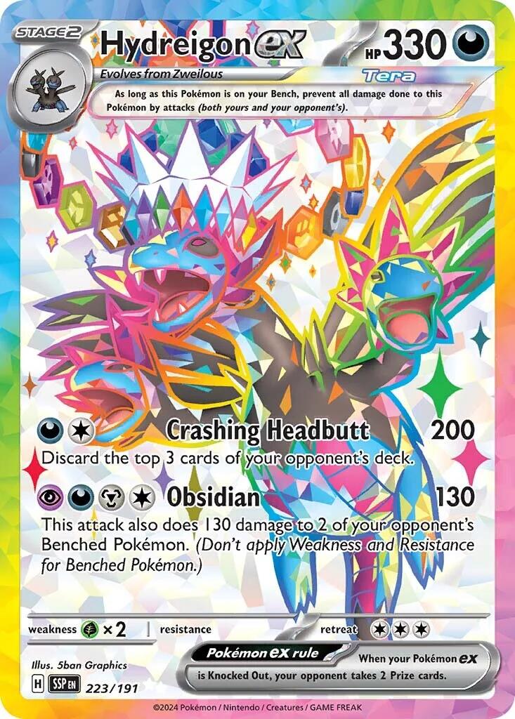 Hydreigon ex (223/191) [Scarlet & Violet: Surging Sparks] | Card Merchant Takapuna