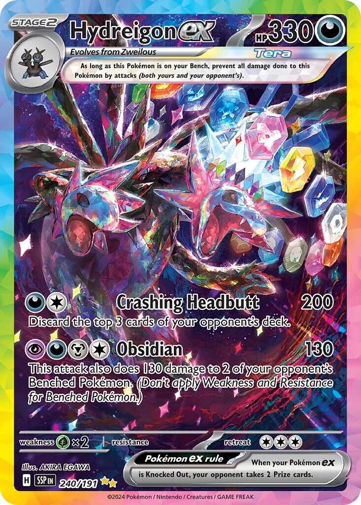 Hydreigon ex (240/191) [Scarlet & Violet: Surging Sparks] | Card Merchant Takapuna