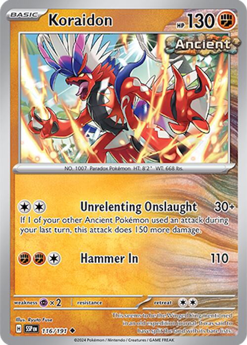 Koraidon (116/191) [Scarlet & Violet: Surging Sparks] | Card Merchant Takapuna