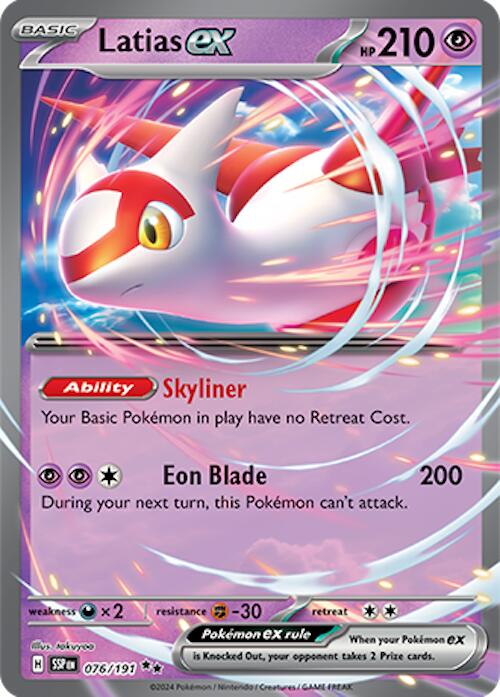 Latias ex (076/191) [Scarlet & Violet: Surging Sparks] | Card Merchant Takapuna