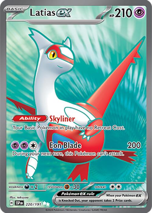 Latias ex (220/191) [Scarlet & Violet: Surging Sparks] | Card Merchant Takapuna