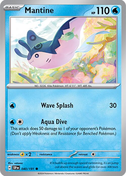 Mantine (040/191) [Scarlet & Violet: Surging Sparks] | Card Merchant Takapuna