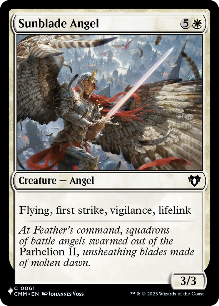 Sunblade Angel [The List] | Card Merchant Takapuna