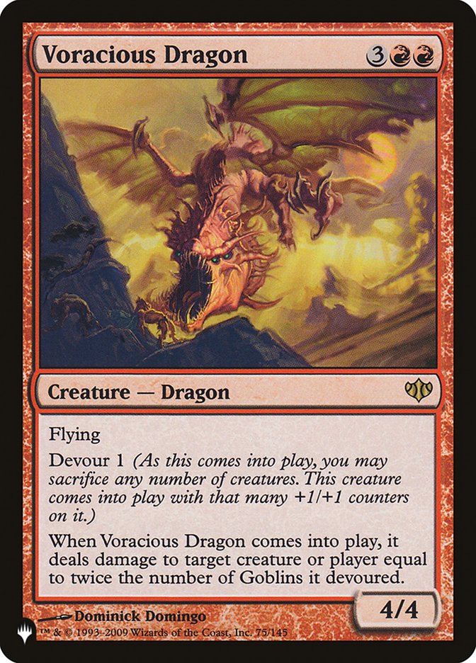 Voracious Dragon [The List] | Card Merchant Takapuna