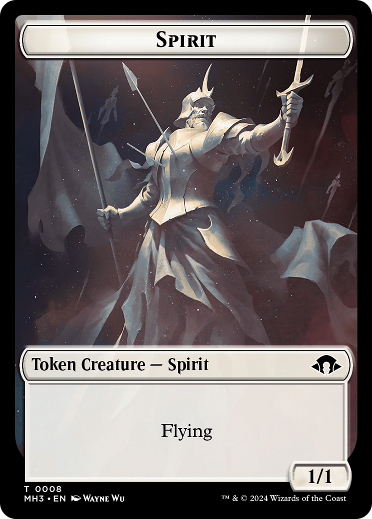 Phyrexian Germ // Spirit (0008) Double-Sided Token [Modern Horizons 3 Tokens] | Card Merchant Takapuna