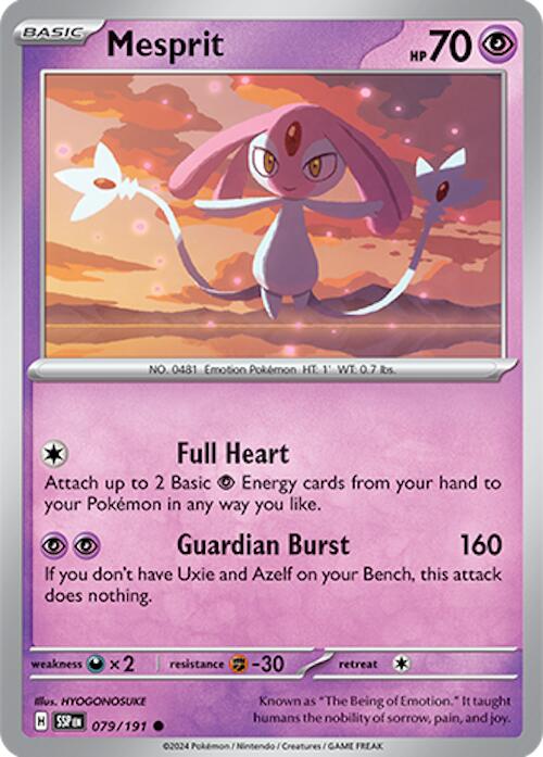 Mesprit (079/191) [Scarlet & Violet: Surging Sparks] | Card Merchant Takapuna