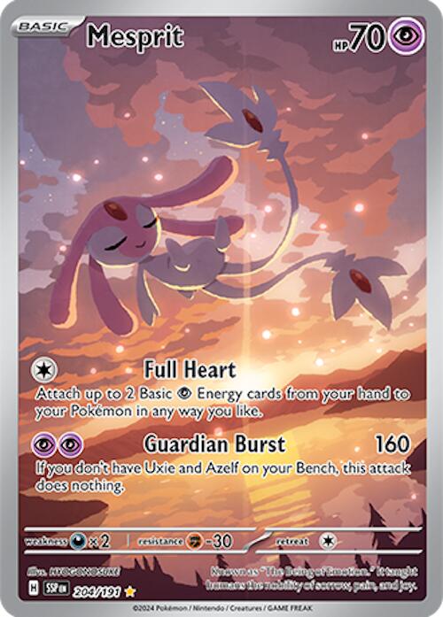 Mesprit (204/191) [Scarlet & Violet: Surging Sparks] | Card Merchant Takapuna