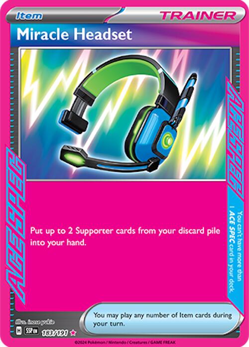 Miracle Headset (183/191) [Scarlet & Violet: Surging Sparks] | Card Merchant Takapuna