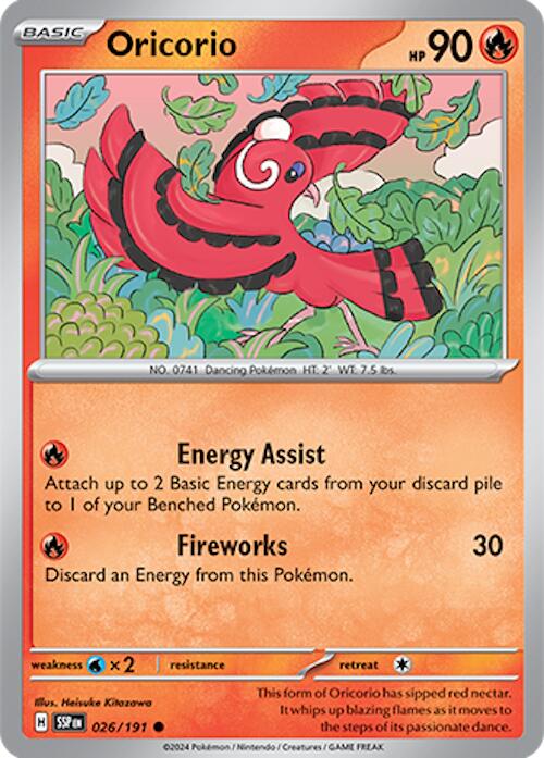 Oricorio (026/191) [Scarlet & Violet: Surging Sparks] | Card Merchant Takapuna